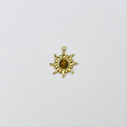 Подвеска с камнем Тигровый глаз (1 шт)