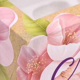 Коробка для 6 капкейков с окном С 8 марта, 25?17?10 см