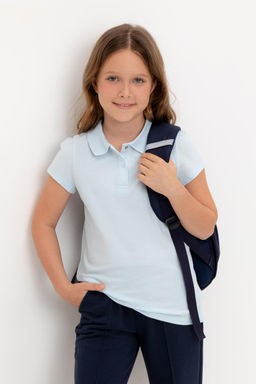 Crockid _ К 302496/ледяная вода джемпер-поло для дев