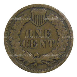 Монета 1 цент 1906 года США