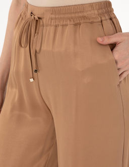 Kahverengi Loose Fit Kanvas Pantolon - Pierre cardin фото 5