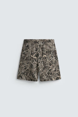 ABSTRACT PRINT BERMUDA SHORTS - Zara фото 8