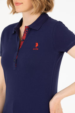 Женская темно-синяя футболка Basic - U.s. polo assn фото 21