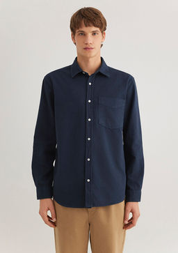 Lacivert Gomlek - Mavi фото 4