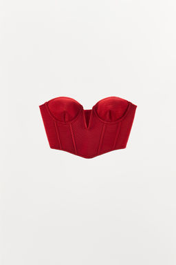 LIMITED EDITION UNDERWIRED CORSET TOP WITH SEAMS - Zara фото 4