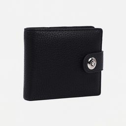 Портмоне мужское на магните, отдел для купюр, для карт, для монет, цвет черный