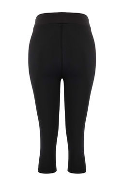 Siyah Kapri Boy F?rcal? Soft Kumas Kruvaze Bel Spor Tayt THMSS26TY00004 - Trendyolmilla фото 2