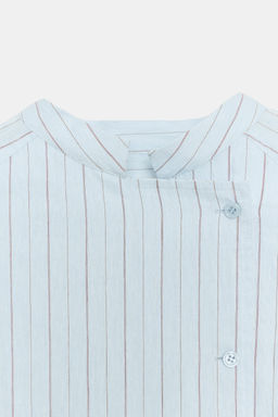 CAMISA ASIM?TRICA RAYAS ZW COLLECTION / Azul - Zara фото 7