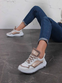 Кроссовки EDART 150.236143w.белый-бежевый Rр