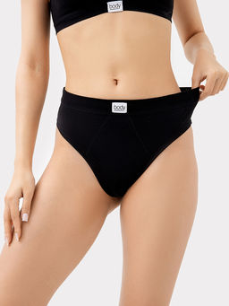 Цена за 2 штуки! Трусы женские бразилиана черные - Mark formelle фото 4