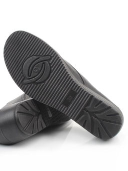 03-DHL100-D1 BLACK Лоферы женские (натуральная кожа)