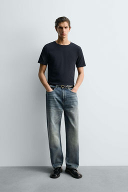 CAMISETA SLIM FIT B?SICA / Marino