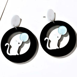 Серьги длинные на гвоздиках арт. 11 7108 (id 249030)