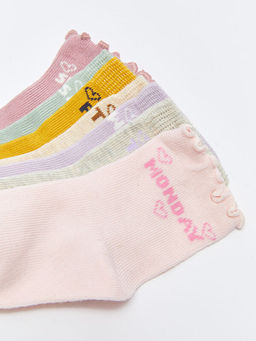 Desenli K?z Bebek Soket ?orap 7li - Waikiki фото 3