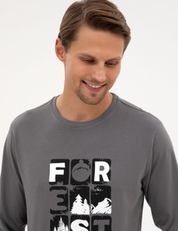 Koyu Gri Pijama Tak_m_ - Pierre cardin фото 2