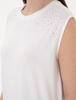 Beyaz Regular Fit Ti__rt