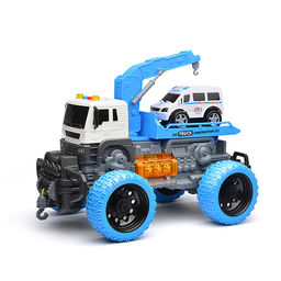 Машина "Эвакуатор" 1:16 (свет, звук) в коробке (цвет зеленый)