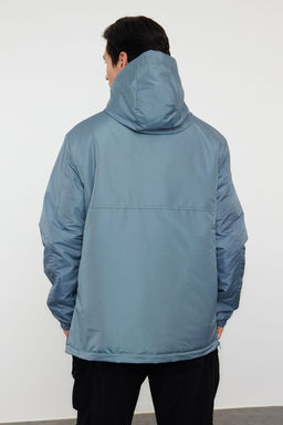 TRENDYOL MAN Mint Regular Fit Kanguru Model K?sl?k Ruzgarl?k Mont TMNAW25MO00014 - Trendyolmilla фото 5