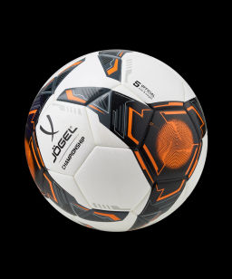 Мяч футбольный JOGEL Championship №5, белый  фото 3