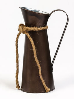 Фигурное кашпо для цветов «Кувшин Ноель», 8×20 см, металл, МИКС