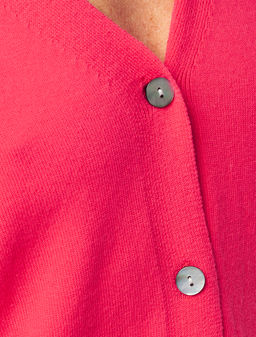 VILATTE / Жакет тонкой вязки на пуговицах из перламутра  фото 3