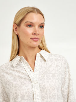 рубашка женская прямого кроя с принтом - Glenfield фото 14