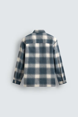 CHECK FLANNEL SHIRT - Zara фото 9