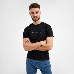 Футболка мужская KAFTAN Pizdec, размер 50, чёрная