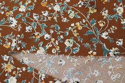 Штапель Теплые воспоминания цв.корица, ш.1.45м, вискоза-100%, 110гр/м.кв - Купава фото 12