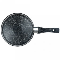 Сковорода с тефлоновым покрытием д26см "Гранит", h7см, s0,42см, ручка из термостойкого пластика, стеклянная крышка с пароотводом, подарочная упаковка (Россия)