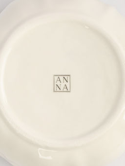 Салатник, 16х6 см, 690 мл, керамика, молочный, Цветок, Gentle flower - Anna lafarg фото 8