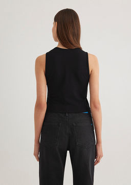 Siyah Tisort - Mavi фото 4