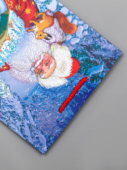 Цена за 6 шт. Пакет подарочный новогодний ламинированный, «Дед мороз», 18×10×22.3 см