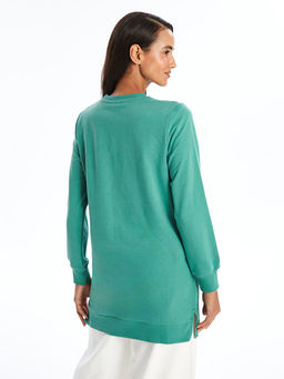 Bisiklet Yaka Kad?n Sweatshirt Tunik