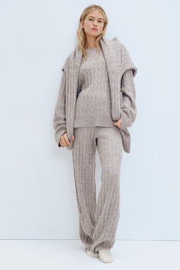 Pantalon en punto trenzado - H&m фото 6