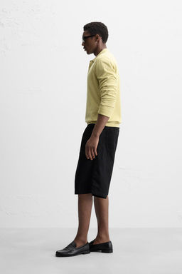 COTTON - LYOCELL KNIT POLO SHIRT - Zara фото 4