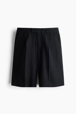 Bermudas en mezcla de lino