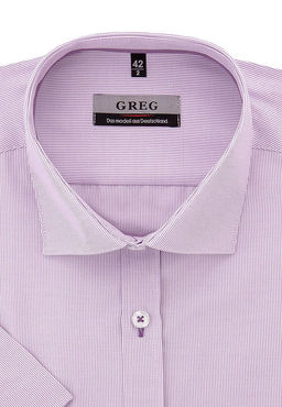 Сорочка мужская короткий рукав GREG 711/109/03/Z/P/1