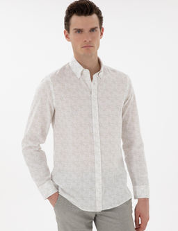Haki Slim Fit Uzun Kollu G_mlek