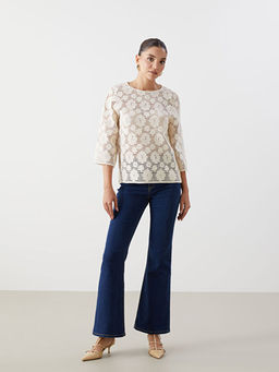 Flare Kad?n Jean Pantolon