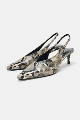 ANIMAL PRINT SLINGBACK SHOES - Zara фото 7