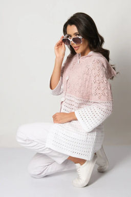 БЕЛАРУСЬ Кардиган Д 2514/пудровый