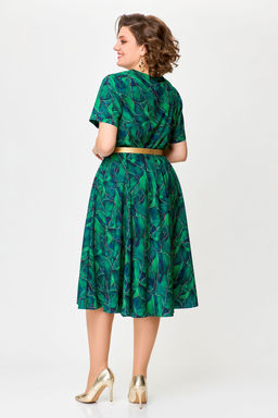 Блуза Swallow 803.2 черный+серебряный узор фото 1092