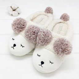 Тапочки Мишки кремовые