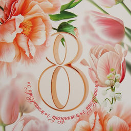 Коробка складная С 8 марта, 15 х 15 х 15 см - Дарите счастье фото 6