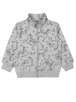 CRB wear/CWK 62250 Куртка для девочки, серый меланж/Ex.Cherubino  фото 3