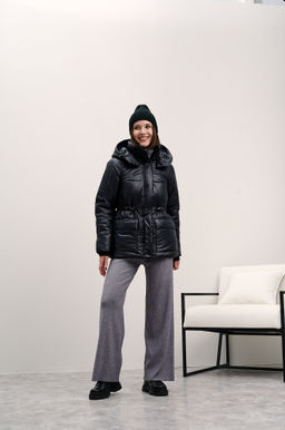 Куртка женская зимняя "Лео" черный