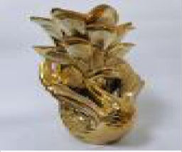 Статуэтка ваза Павлин 24x13,5 см / W2015-1 /уп 24/золото - Галеонтрейд фото 2