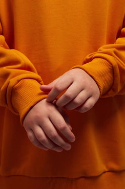 Костюм для девочки оверсайз из футера трехнитки Happyfox