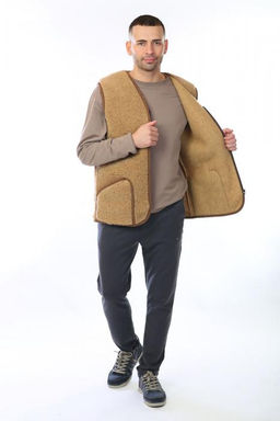 Жилет арт.1229-03/мол. КЛАССИКА Камель - Altro фото 2